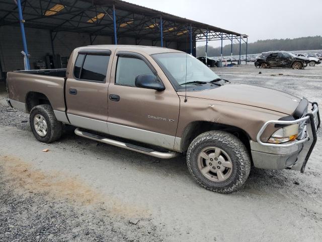 1B7GG2AN51S125582 - 2001 DODGE DAKOTA QUAD TAN photo 4