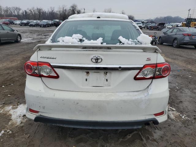 2T1BU4EE4DC106987 - 2013 TOYOTA COROLLA BASE WHITE photo 6