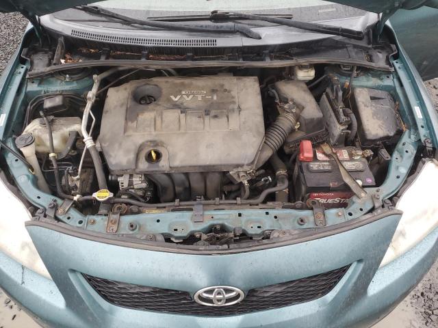 1NXBU40E09Z088923 - 2009 TOYOTA COROLLA BASE TURQUOISE photo 11