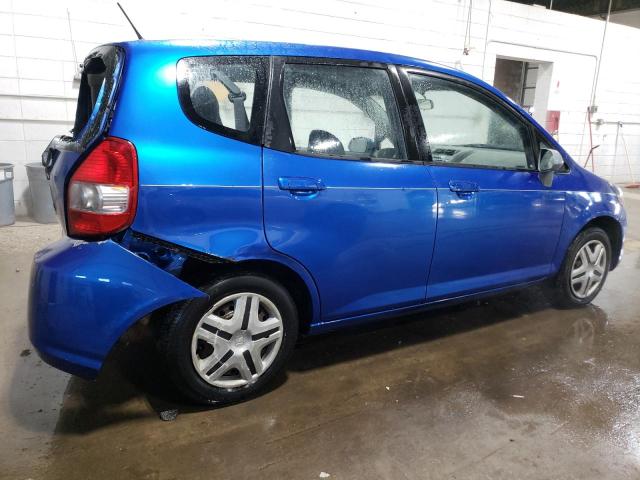 JHMGD38498S057016 - 2008 HONDA FIT BLUE photo 3