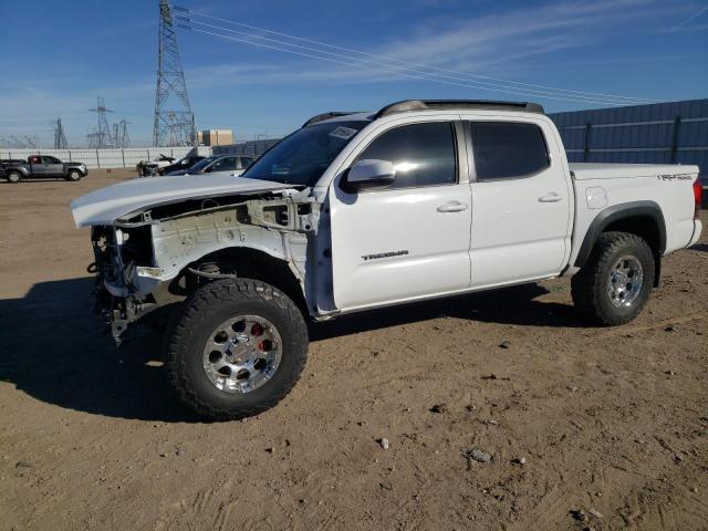 3TMAZ5CN0HM041798 - 2017 TOYOTA TACOMA DOUBLE CAB WHITE photo 1