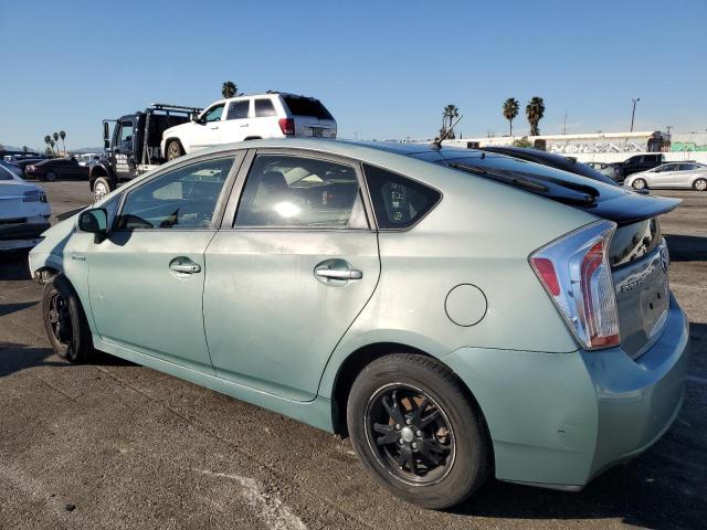 JTDKN3DU6F1877460 - 2015 TOYOTA PRIUS TURQUOISE photo 2