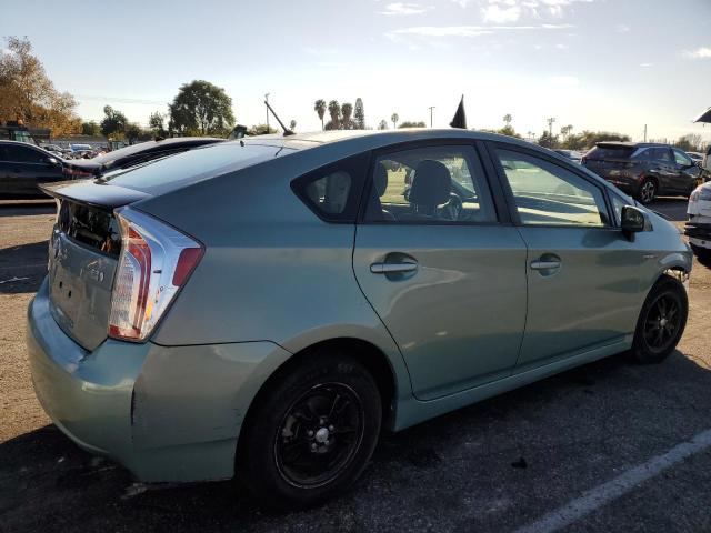 JTDKN3DU6F1877460 - 2015 TOYOTA PRIUS TURQUOISE photo 3