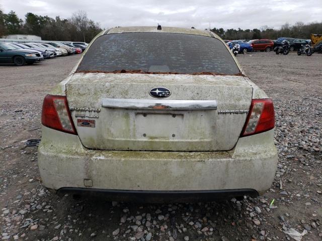 JF1GE6A67BH507896 - 2011 SUBARU IMPREZA 2.5I WHITE photo 6