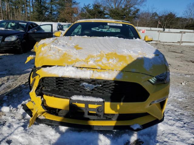 1FATP8UH5J5166984 - 2018 FORD MUSTANG YELLOW photo 5
