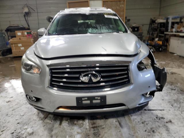 5N1AL0MM1FC548438 - 2015 INFINITI QX60 SILVER photo 5