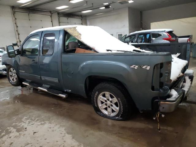 1GTSKVE36AZ170475 - 2010 GMC SIERRA K1500 SLE TEAL photo 2