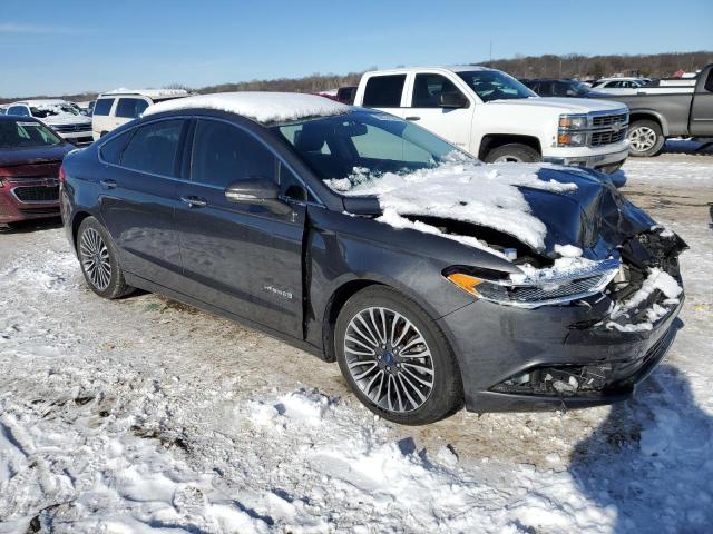 3FA6P0RU2JR120546 - 2018 FORD FUSION TITANIUM/PLATINUM HEV GRAY photo 4