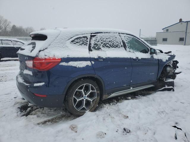 WBXHT3C30H5F76533 - 2017 BMW X1 XDRIVE28I BLUE photo 3