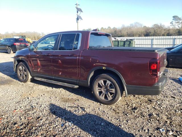 5FPYK2F63HB001667 - 2017 HONDA RIDGELINE RTL BURGUNDY photo 2