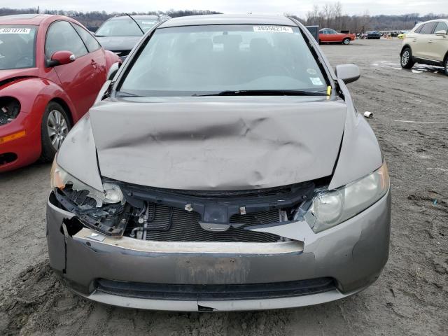 1HGFA16526L104269 - 2006 HONDA CIVIC LX GRAY photo 5