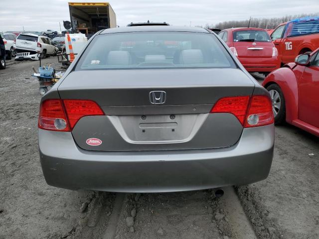 1HGFA16526L104269 - 2006 HONDA CIVIC LX GRAY photo 6