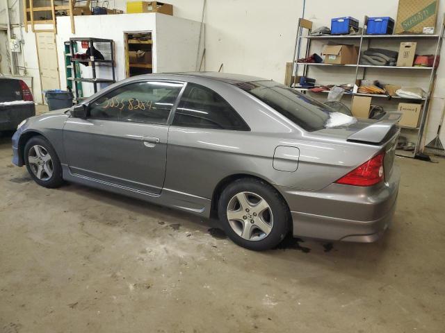 1HGEM22984L033268 - 2004 HONDA CIVIC EX GRAY photo 2