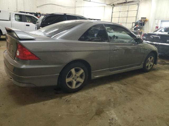 1HGEM22984L033268 - 2004 HONDA CIVIC EX GRAY photo 3