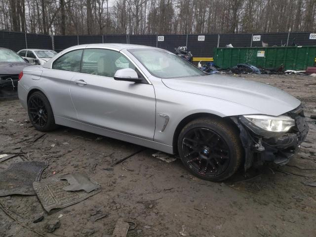 WBA3T7C58FP942489 - 2015 BMW 435 XI SILVER photo 4