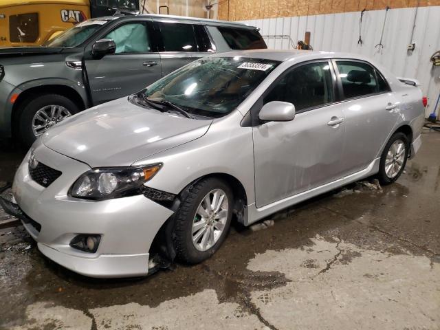 1NXBU4EE9AZ281567 - 2010 TOYOTA COROLLA BASE SILVER photo 1