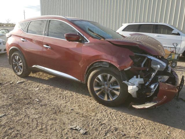 5N1AZ2MG7HN136200 - 2017 NISSAN MURANO S RED photo 4