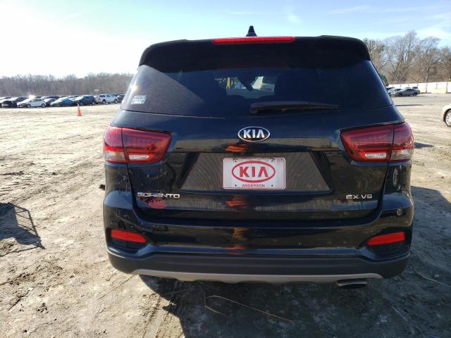 5XYPH4A51KG479809 - 2019 KIA SORENTO EX BLACK photo 6