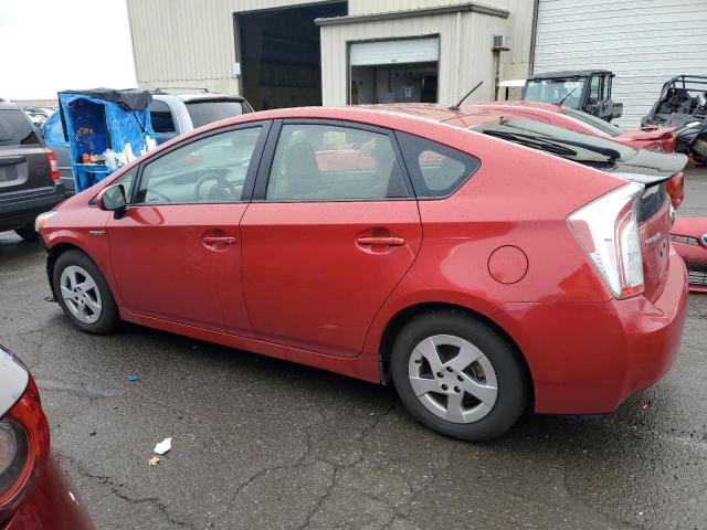 JTDKN3DU1C1489998 - 2012 TOYOTA PRIUS RED photo 2