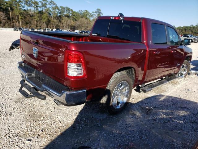 1C6RREFT4NN336389 - 2022 RAM 1500 BIG HORN/LONE STAR BURGUNDY photo 3