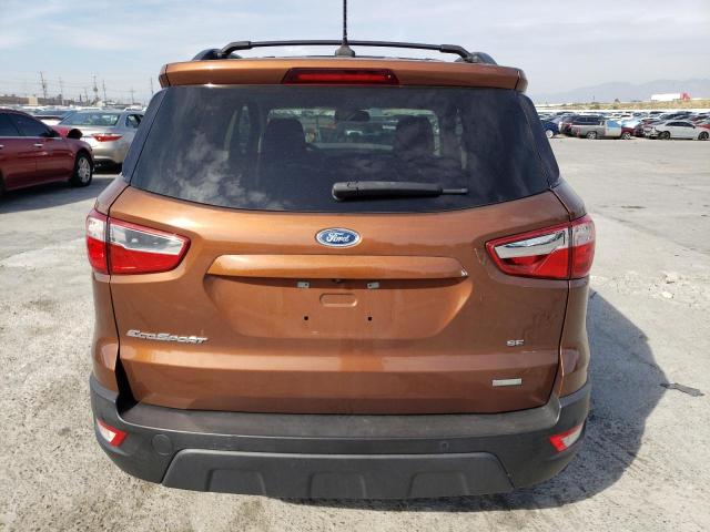 MAJ3S2GE0KC261432 - 2019 FORD ECOSPORT SE ORANGE photo 6