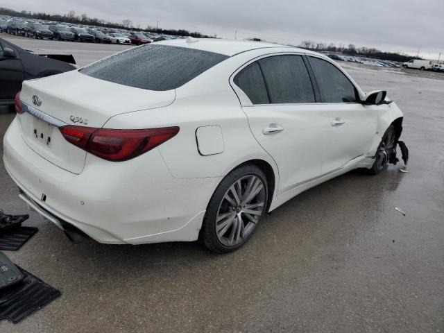 JN1EV7AP5JM357909 - 2018 INFINITI Q50 LUXE WHITE photo 3