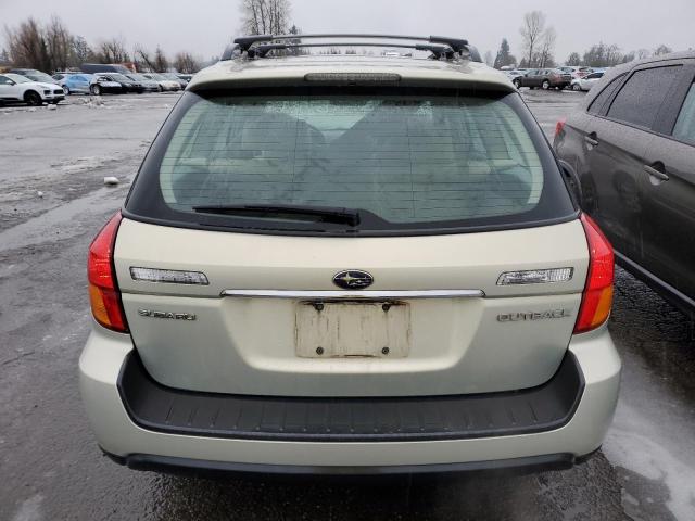 4S4BP62C077340471 - 2007 SUBARU OUTBACK OUTBACK 2.5I LIMITED TAN photo 6