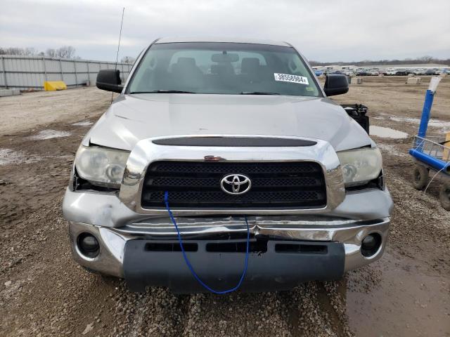 5TBBV54107S463850 - 2007 TOYOTA TUNDRA DOUBLE CAB SR5 SILVER photo 5