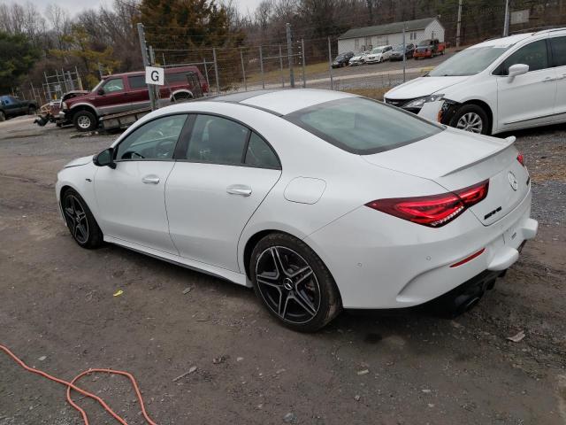 W1K5J5BB3NN292290 - 2022 MERCEDES-BENZ CLA AMG 35 4MATIC WHITE photo 2