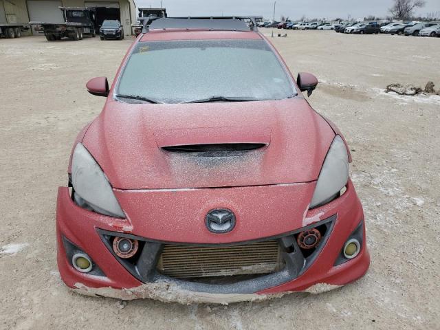 JM1BL1K32B1358212 - 2011 MAZDA SPEED 3 RED photo 5