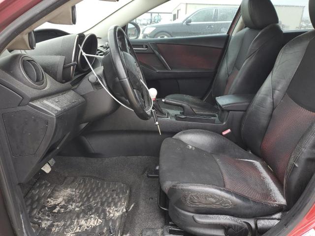 JM1BL1K32B1358212 - 2011 MAZDA SPEED 3 Қызыл фото 7