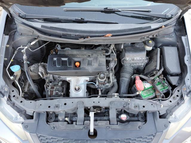 2HGFG3B86CH517850 - 2012 HONDA CIVIC EX GRAY photo 11