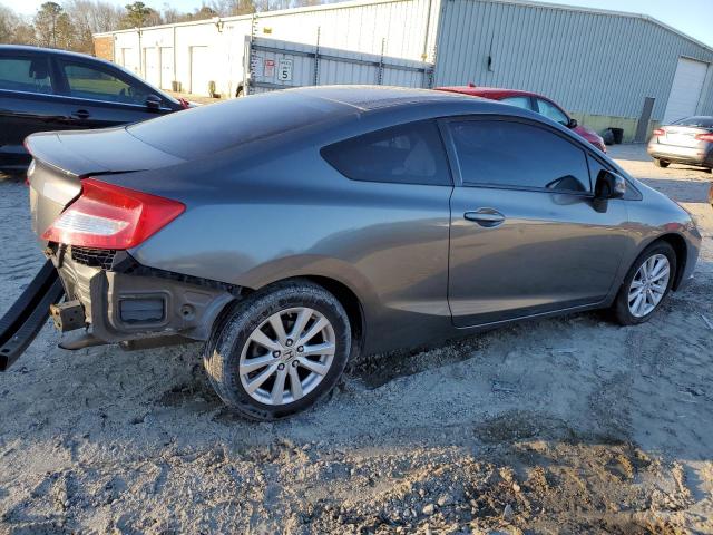 2HGFG3B86CH517850 - 2012 HONDA CIVIC EX GRAY photo 3