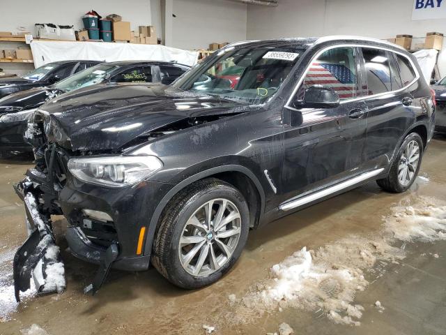 5UXTR9C55KLR03470 - 2019 BMW X3 XDRIVE30I BLACK photo 1