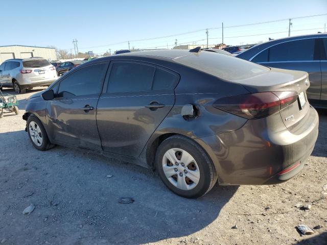 3KPFK4A74HE108048 - 2017 KIA FORTE LX GRAY photo 2