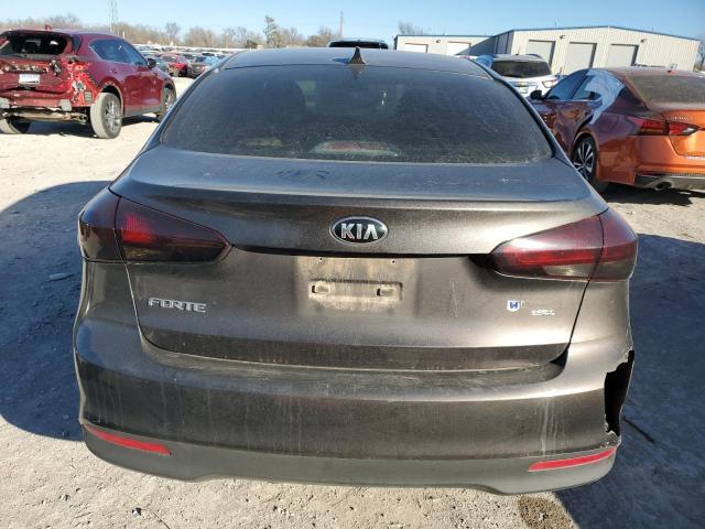 3KPFK4A74HE108048 - 2017 KIA FORTE LX GRAY photo 6