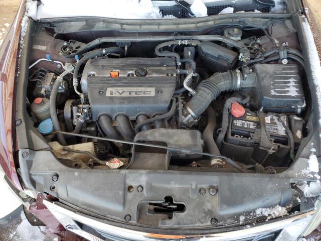 1HGCP26758A068830 - 2008 HONDA ACCORD EX BURGUNDY photo 11