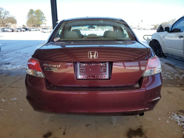 1HGCP26758A068830 - 2008 HONDA ACCORD EX BURGUNDY photo 6