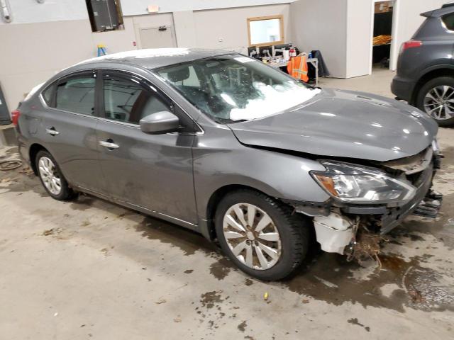 3N1AB7AP6JY347099 - 2018 NISSAN SENTRA S GRAY photo 4