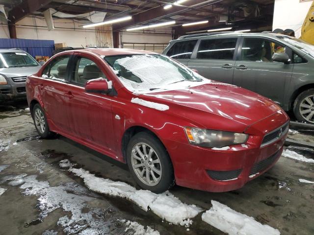 JA32U2FU1AU002495 - 2010 MITSUBISHI LANCER ES/ES SPORT RED photo 4