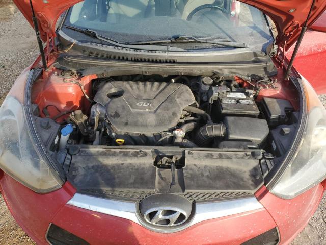 KMHTC6AD7DU151212 - 2013 HYUNDAI VELOSTER RED photo 11