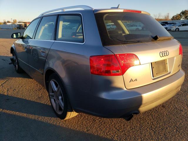 WAUKF78E56A095638 - 2006 AUDI A4 2.0T AVANT QUATTRO SILVER photo 2