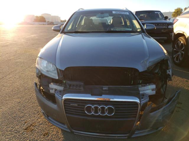 WAUKF78E56A095638 - 2006 AUDI A4 2.0T AVANT QUATTRO SILVER photo 5