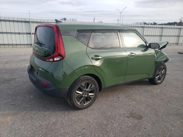 KNDJ33AU9L7049272 - 2020 KIA SOUL EX GREEN photo 3