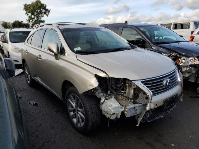 2T2BC1BA3FC010155 - 2015 LEXUS RX 450H GOLD photo 4