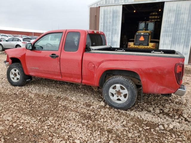 1GTDT196358197115 - 2005 GMC CANYON RED photo 2