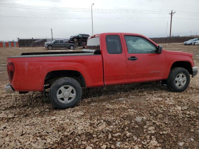 1GTDT196358197115 - 2005 GMC CANYON RED photo 3