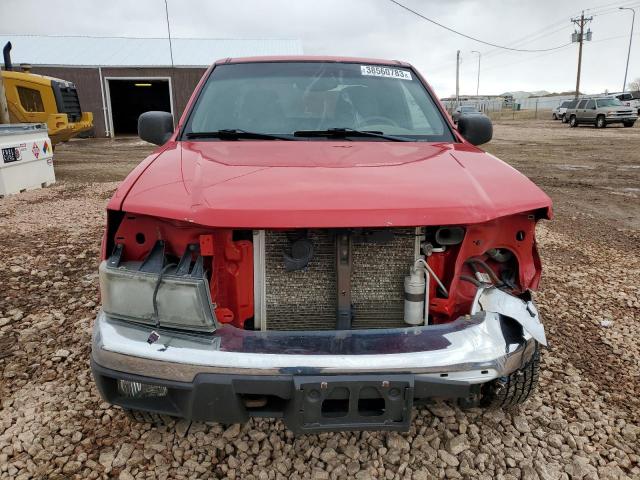 1GTDT196358197115 - 2005 GMC CANYON RED photo 5