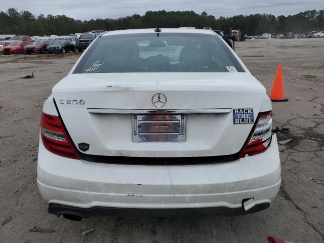 WDDGF4HB9EG234426 - 2014 MERCEDES-BENZ C 250 WHITE photo 6