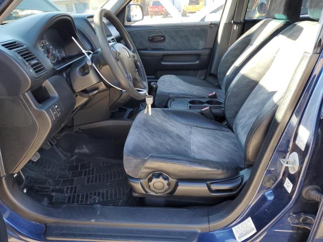 JHLRD77834C013767 - 2004 HONDA CR-V EX BLUE photo 7